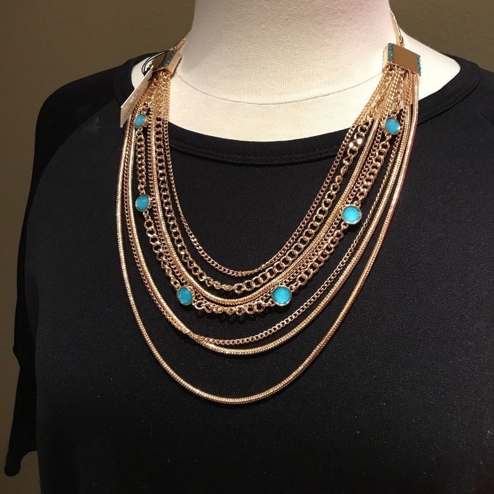 Bay to Baubles Kline Multi Strand Necklace